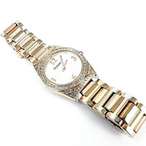 Style &amp; Co Womens Crystal Quartz Watch Rose Gold Tone  3010016354 - £10.02 GBP