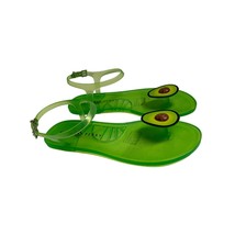 Katy Perry Womens Size 9 39 Jelly Flip Flop Sandals Avocado Green Thong ... - £23.73 GBP