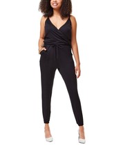 Go Couture Drawstring Sleeveless Jumpsuit Black  M   ($C) - £116.10 GBP