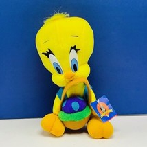 Tweety Bird plush stuffed animal vtg Looney Tunes 1998 play by Easter basket NWT - £23.29 GBP