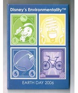 Disney Environmentality Earth Day 2006 pin back button Pinback - £18.15 GBP