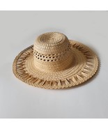 Handmade Women Real Straw Hat Made in Guatemala Size 56 ( Medium ) - £9.15 GBP