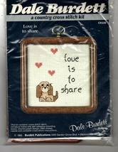 Dale Burdett - Country Cross Stitch Kit - Love is to Share 1985 - £4.72 GBP