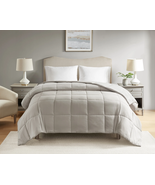 down Alternative Comforter, Stone, Full/Queen, All Ages, All Season, Unisex - €61,07 EUR