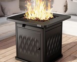 28&#39;&#39; Propane Fire Pit Table, 50,000 Btu Steel Gas Firepit For Outdoor, O... - $430.99