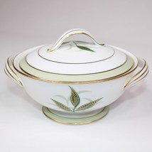 Noritake Greenbay 5353 Small Serving Dish With Lid Gold Trim Japan White... - £7.78 GBP