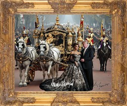 Donald Trump and Melania Trump Framed Gold and Black Canvas - $10,395.00