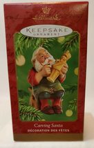 Carving Santa Hallmark Keepsake Ornament 2001 - £5.38 GBP