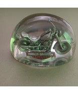 Harley Davidson Motorcycles Domed Paperweight Hallmark Collectibles 2005 - $25.28 CAD