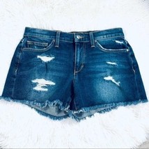 Joe’s Jeans Dark Blue Cut Off Denim Shorts Blythe Size 26 - £17.80 GBP