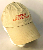 &quot;An American Revolution&quot; Covert Chevrolet Beige Hat Ball Cap ORANGE EMBR... - £7.44 GBP