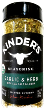 Kinder's Organic Garlic &amp; Herb With Sea Salt &amp; Lemon Seasoning 11 Oz EXP... - $15.36