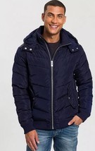 BRUNO BANANI Quilted Jacket in Blue Small = 36/38 Chest (ccc279) - $51.42