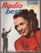 Radio Best 11/1947-1st issue-MR D.A.-Bing Crosby-Kate Smith-Nick Carter-VG - £80.54 GBP