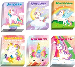 12 Pcs Unicorn Coloring Books Unicorn Party Favors Bunnies Bulk Mini Coloring Bo - £24.95 GBP