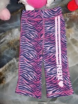 RBX HOT PINK ZEBRA FLARE BOTTOMS 3/6 MONTHS GIRLS - £11.64 GBP