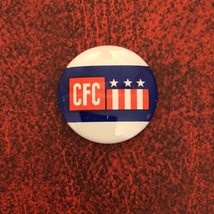 Vintage Combined Federal Campaign CFC Govt. Philanthropy Pinback Button Pin - £3.95 GBP
