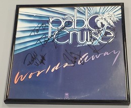 Pablo Cruise Signed Framed World Away Record Album In Person - £116.80 GBP