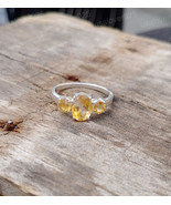 Citrine Ring, Women Citrine Ring, 925 Sterling Silver Ring, November Bir... - €50,07 EUR