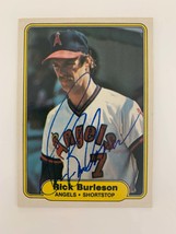 Rick Burleson signed baseball card - $15.00