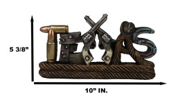 Texas Word Art Lasso Ropes Bullets Horseshoes Cowboy Hat Guns Desktop Fi... - £22.02 GBP