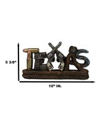 Texas Word Art Lasso Ropes Bullets Horseshoes Cowboy Hat Guns Desktop Fi... - $38.02 CAD
