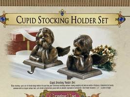 Grandeur Noel collectors edition, Cupid stocking holder set of 2. - £63.13 GBP