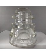 Vintage Hemingray #45  24-48 made in USAClear Glass Insulator. CHIP FREE - £5.35 GBP
