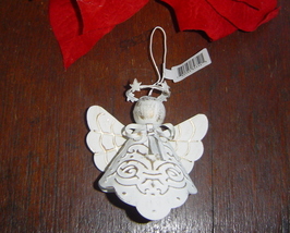 Metal Angel Christmas Ornament- NWT - £3.98 GBP