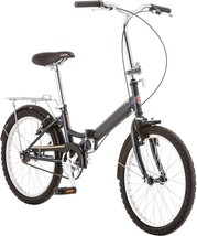 Schwinn Hinge Adult Folding Bike, 20-Inch Wheels, Rear Carry, Multiple Colors - £266.47 GBP