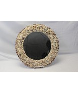 Florida Seashell Mirror Round 14&quot; x 14&quot; Round Handmade - $44.35 CAD