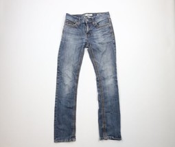 Buckle BKE Denim Mens 29x32 Distressed Thick Stitch Alec Straight Leg Jeans Blue - £42.68 GBP