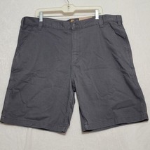 Carhartt Mens Shorts Sz 42 Relaxed Fit Rugged Flex Rigby Gray Stretch Casual - £22.71 GBP