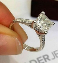 Wunderschöner 2,45 Karat Diamant-Verlobungsring im Prinzessschliff aus 14... - £196.27 GBP