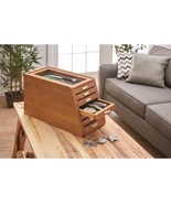 Collectors Cabinet Solid Wood Knives Coin Watches ELEGANT Display Case G... - €141,30 EUR