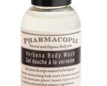 (25 Bottles) PHARMACOPIA Verbena BODY WASH Natural Organic 1.25oz Travel... - $24.74