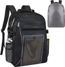 Heavy Duty Large Mesh Backpacks for Adults Semi Transparent College Back... - £56.01 GBP