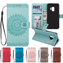 Retro Magnetic Leather Wallet Case Cover For Samsung Galaxy S10+ S10e S9 S9Plus - £43.59 GBP