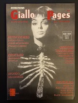 Giallo Pages #3 Italian Film Maker’s Horror Magazine VG Fulci, Nero, Tar... - £30.27 GBP