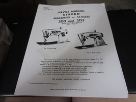 Vintage Singer 500 / 503 Service Manual Reproduction - $16.82