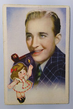 Rare Vtg Postcard ✱ Bing Crosby ✱ Beautiful Romantic Movies Portugal 40´s - £19.46 GBP