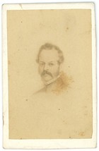 CIRCA 1880&#39;S Named CDV Featuring Profile of Handsome Doctor Man With Mustache - £9.54 GBP