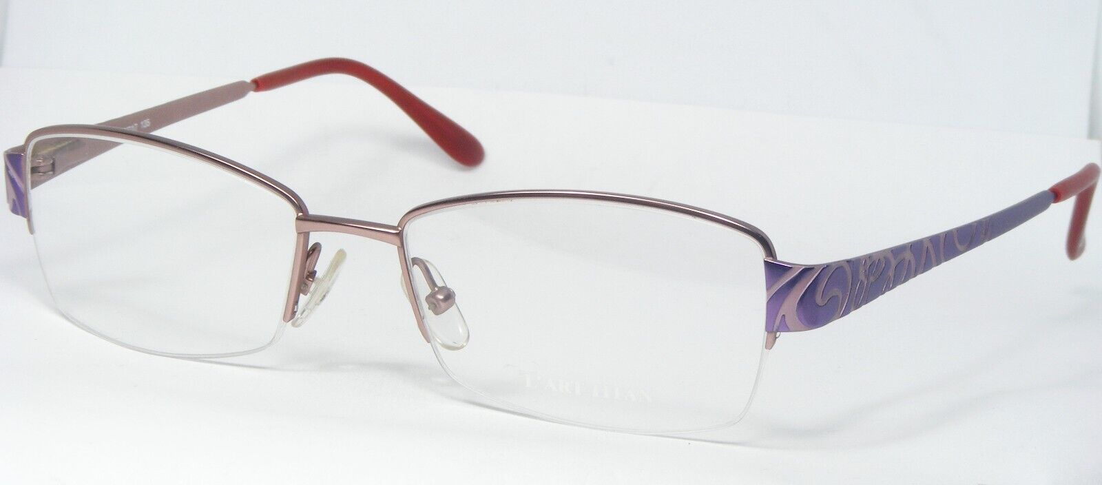 L&#39;Art 15009 001 Lilla/Violetto Occhiali da Sole Titan 52-17-135mm (Note) - $46.53