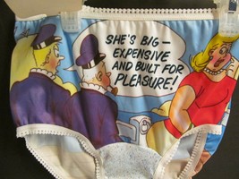 1970s Panties Big Expensive Built for Pleasure Tags Risque USA VTG NOS Naughty - £26.90 GBP