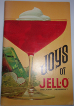 Joys of Jell-O Gelatin Dessert Cookbook - £3.92 GBP