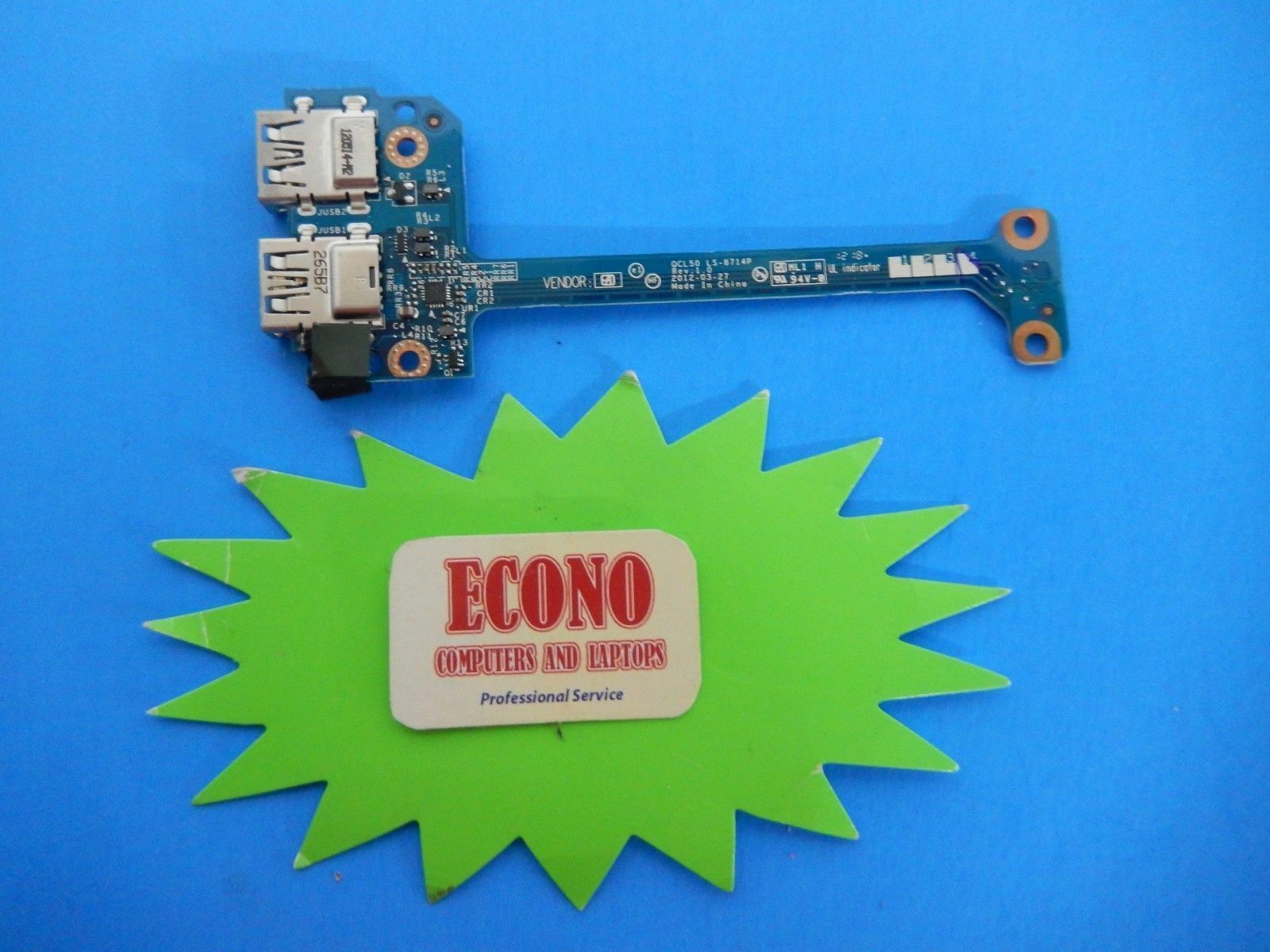 HP Pavilion m6-1000 m6-1045dx M6-1205DX Dual USB Port Board LS-8714P - $1.58