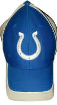 NFL Apparel Indianapolis Colts Embroidered Adjustable Gray Blue Hat Cap - £7.89 GBP