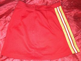 NAUGHTY SEXY WOMAN HALLOWEEN COSPLAY COSTUME CHEERLEADER SKIRT 26 32 WAIST - $19.55