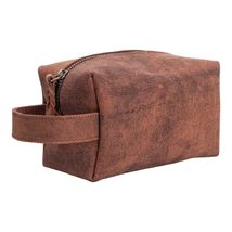 Hastapratha Leather Toiletry Bag: Vintage Travel Shaving &amp; Dopp Kit: for Toiletr - £22.86 GBP