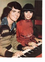 Marie Osmond Donny Osmond teen magazine pinup Clipping Vintage 1970&#39;s Bop - £2.77 GBP